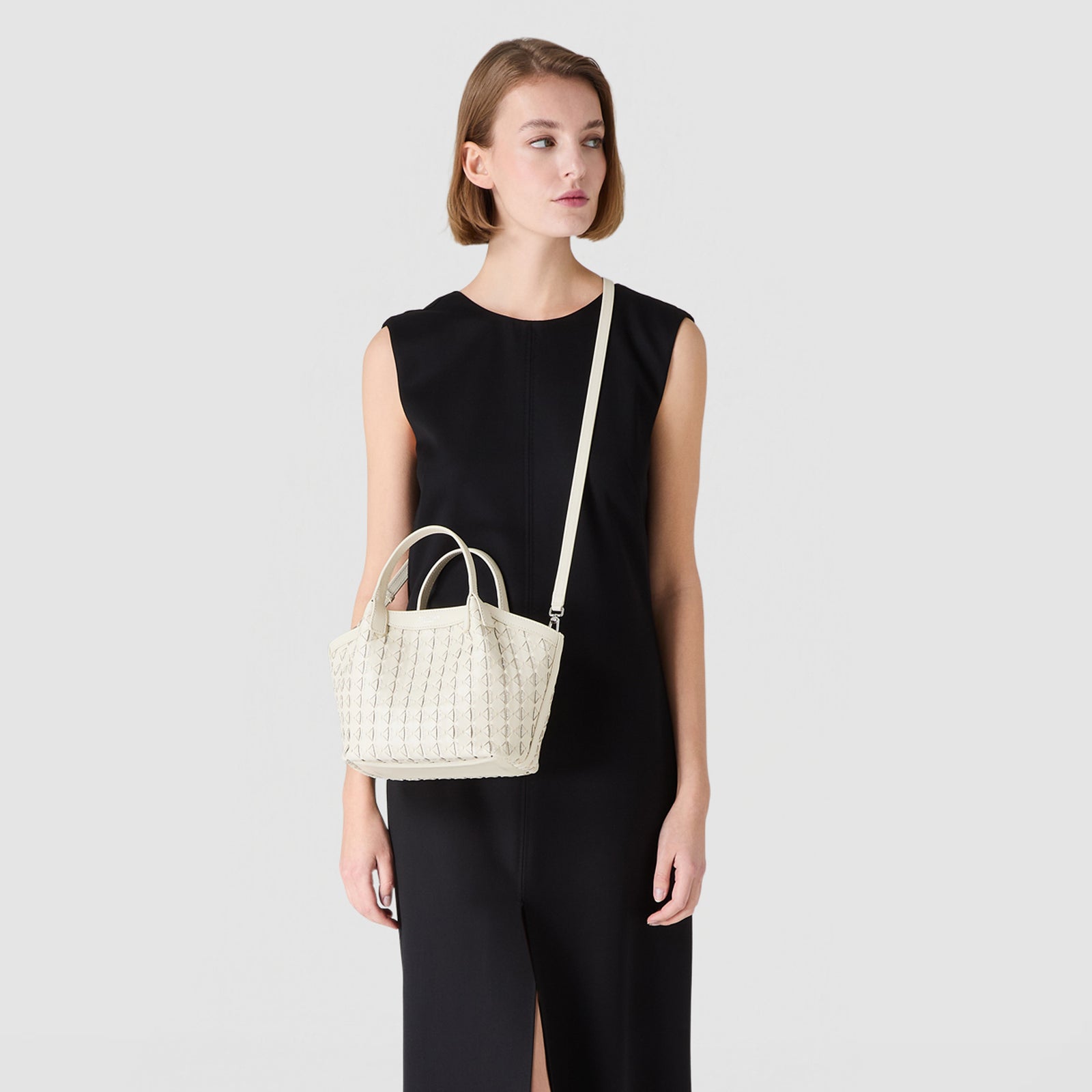 MINI SECRET BAG IN MOSAICO MICROCHAIN