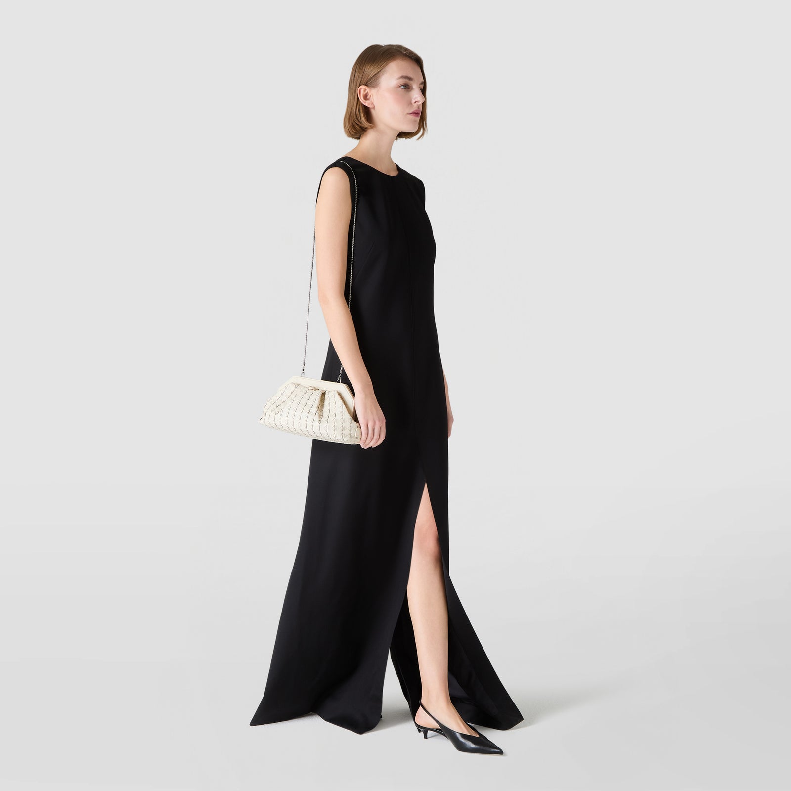 SECRET CLUTCH BAG IN MOSAICO MICROCHAIN