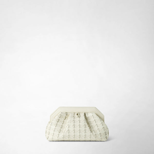 SECRET CLUTCH BAG IN MOSAICO MICROCHAIN