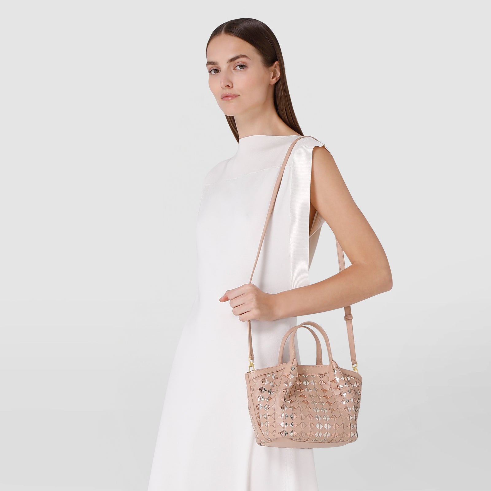 Mini Bag Secret in Mosaico golden pink
