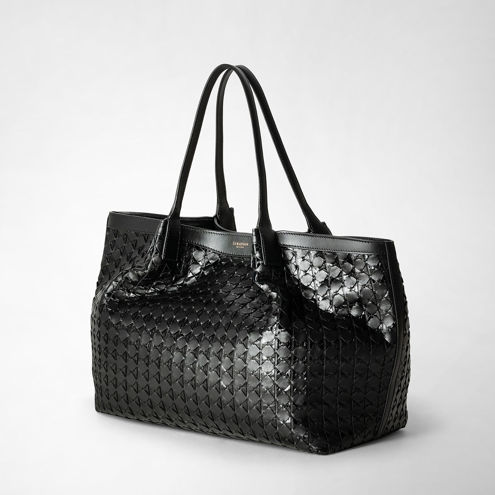 【SERAPIAN】MOSAICO MESTIERI D'ARTE製スモールSECRETトート MOSAICO MESTIERI D'ARTE製スモールSECRETトートバッグ