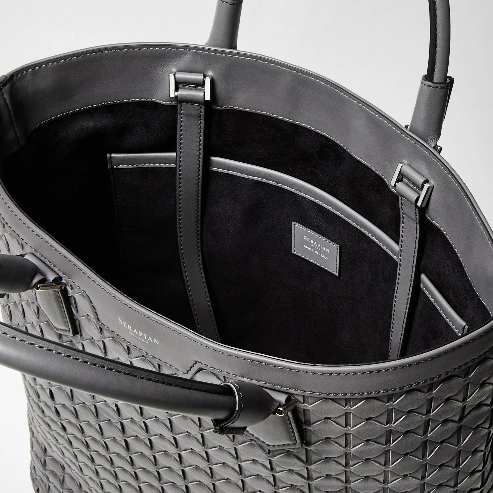 MOSAICOレザー シャドウ メンズDAYトートバッグ