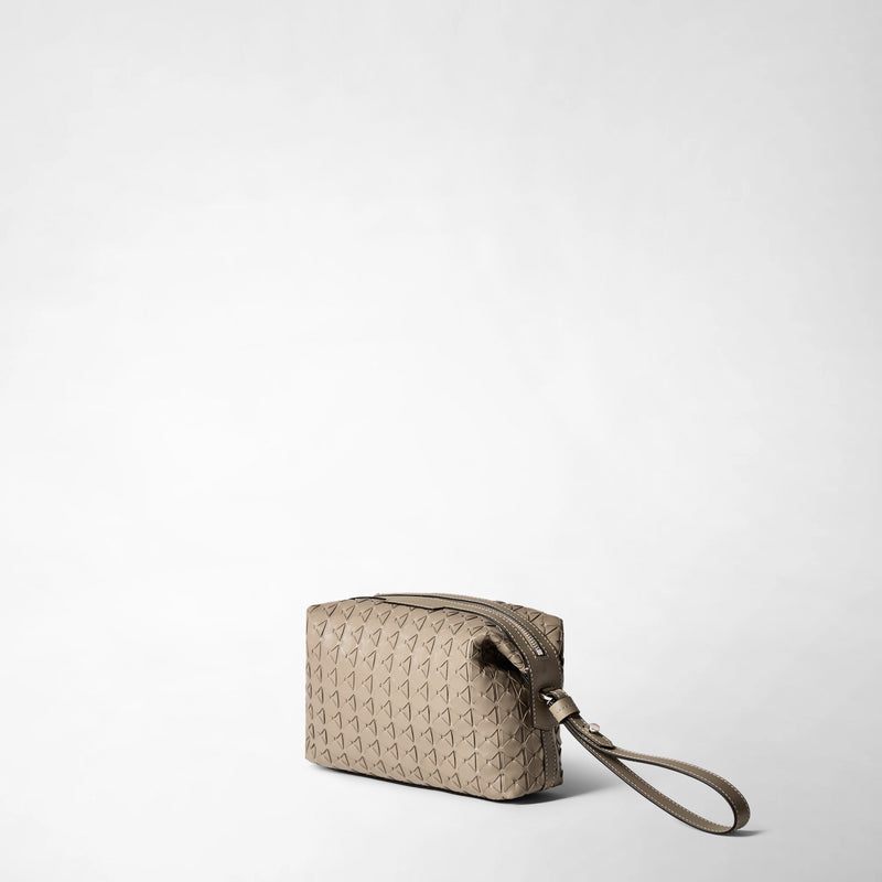 2-in-1 clutch in mosaico - sahara