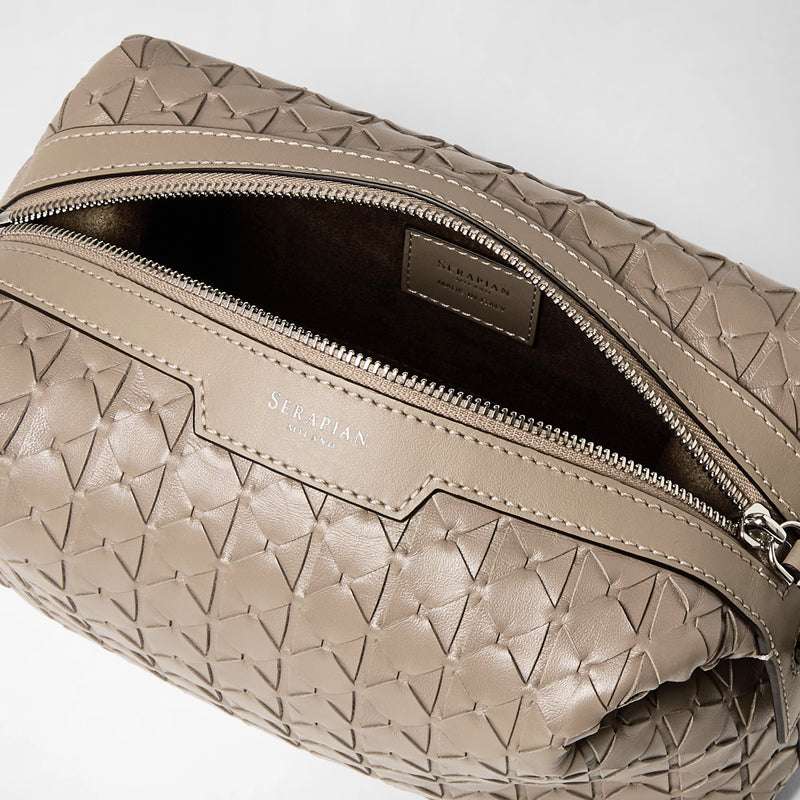 2-in-1 clutch in mosaico - sahara
