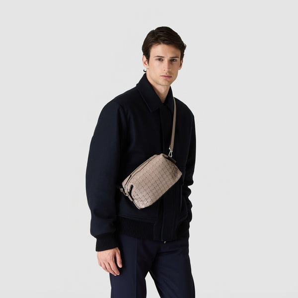 2-in-1 clutch in mosaico - sahara