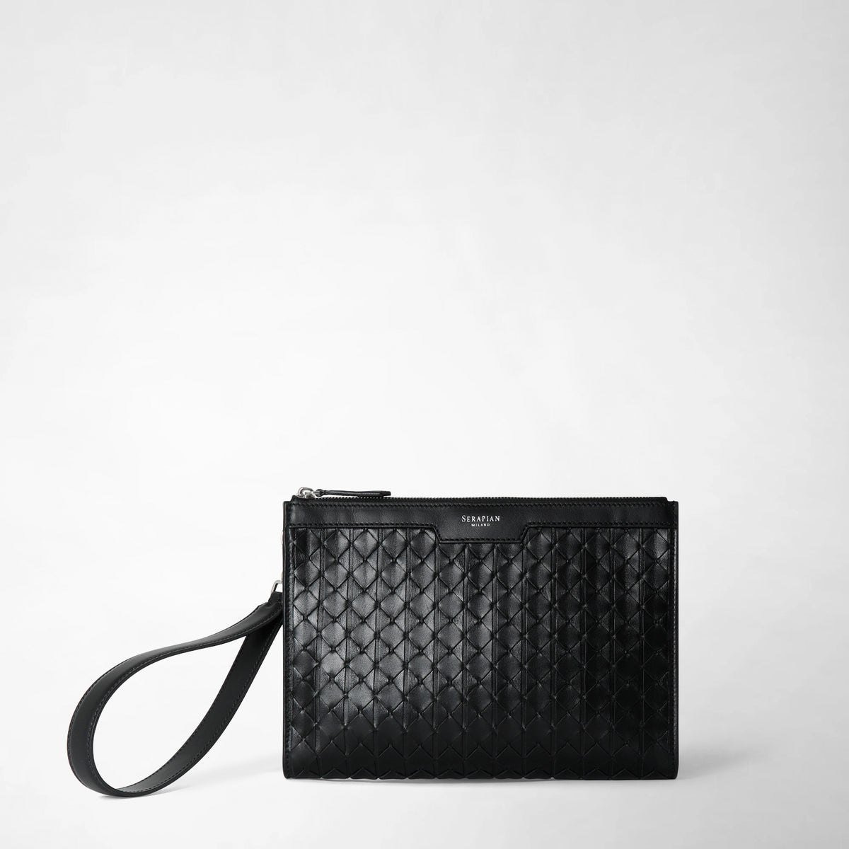 メンズ革製ポシェット：書類ホルダー・ラップトップ用