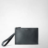 Clutch in mosaico - navy blue