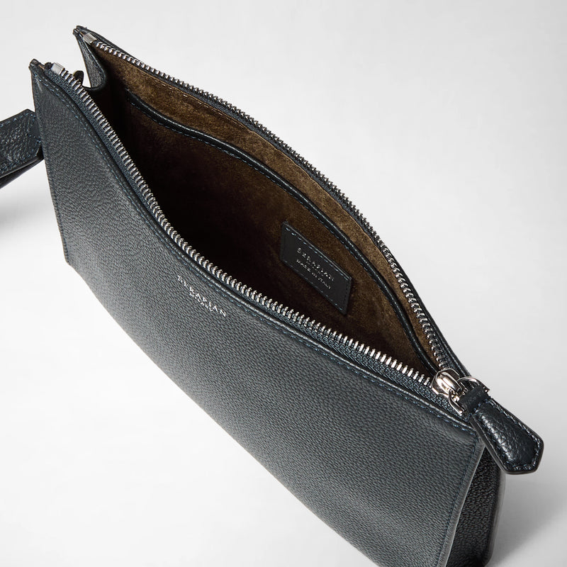 Clutch in mosaico - navy blue