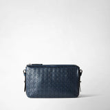 East west messenger in mosaico - navy blue