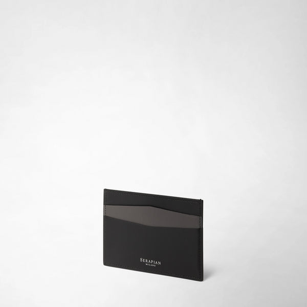 5-card holder in mosaico - black