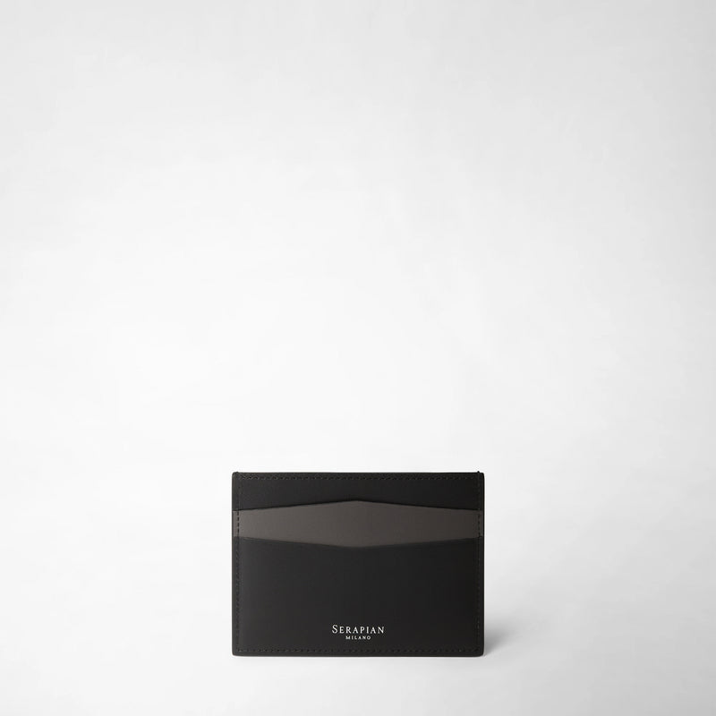 5-card holder in mosaico - black