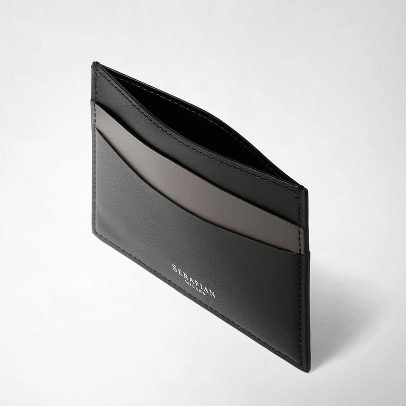 5-card holder in mosaico - black