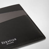 5-card holder in mosaico - black