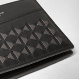 6-card billfold wallet in mosaico - black