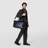 Travel bag in mosaico - navy blue