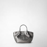 MINI SECRET BAG IN MOSAICO Ruthenium