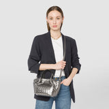 Mini secret bag in mosaico - ruthenium