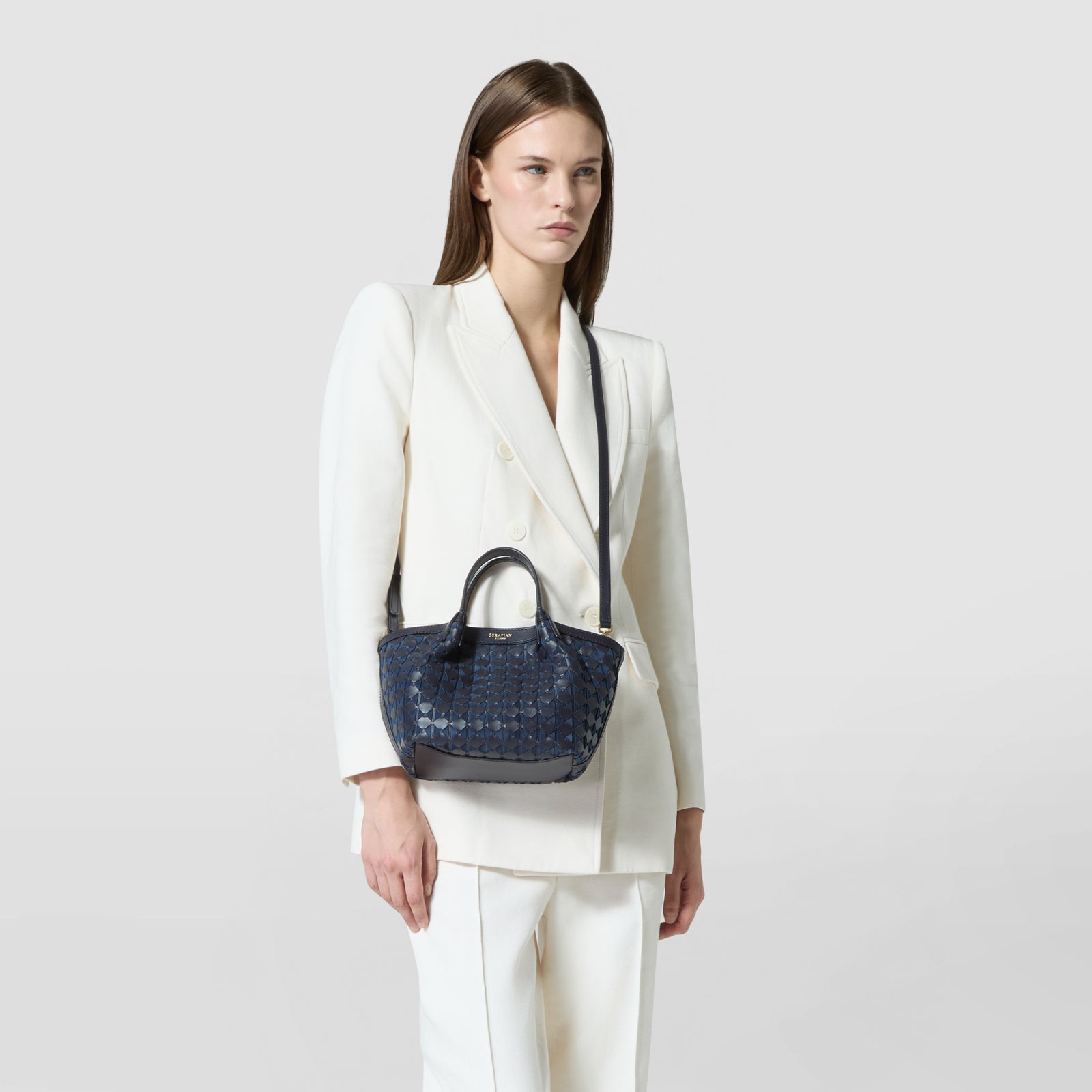 Designer mini bag Secret midnight blue