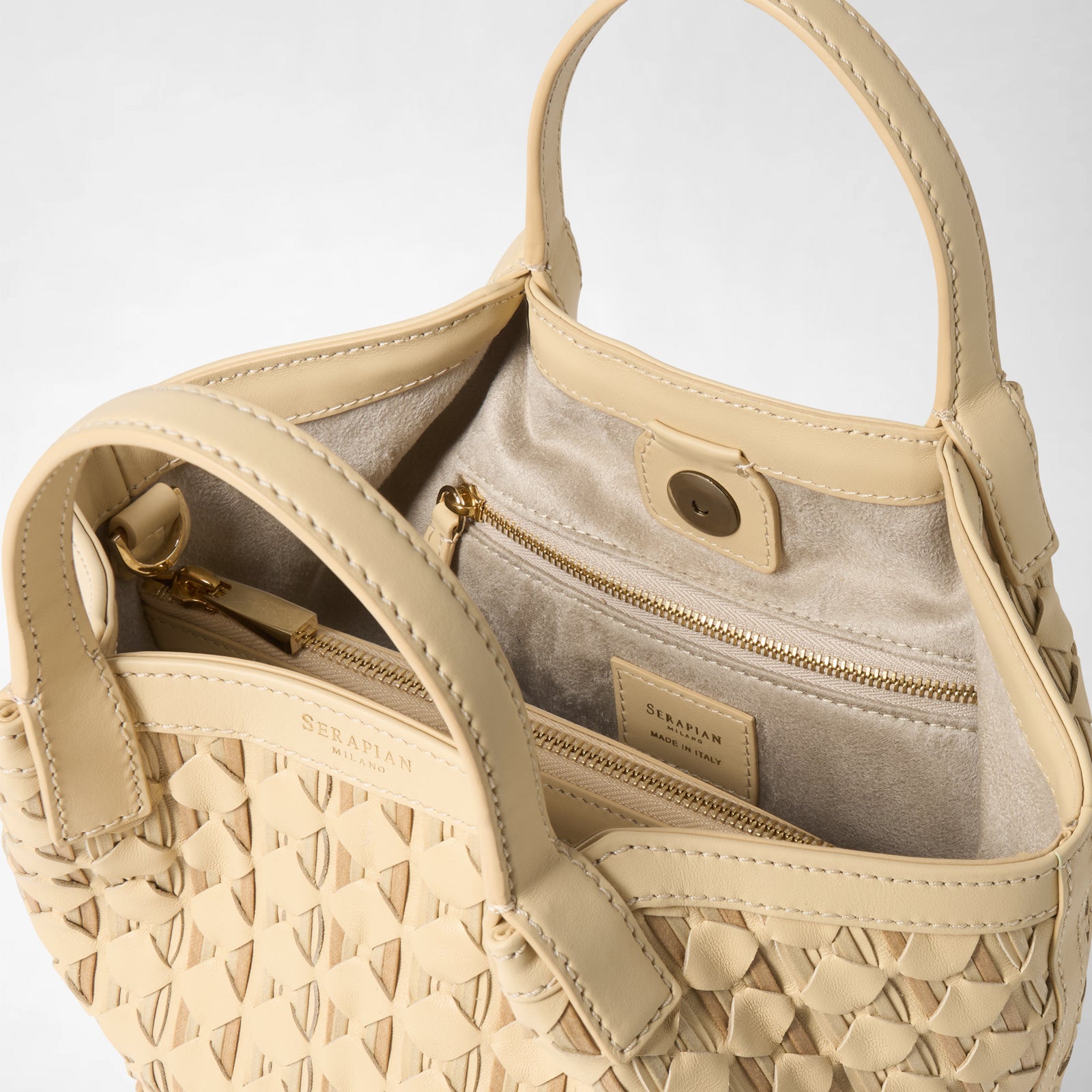 MINI SECRET BAG IN RIBBON MOSAICO