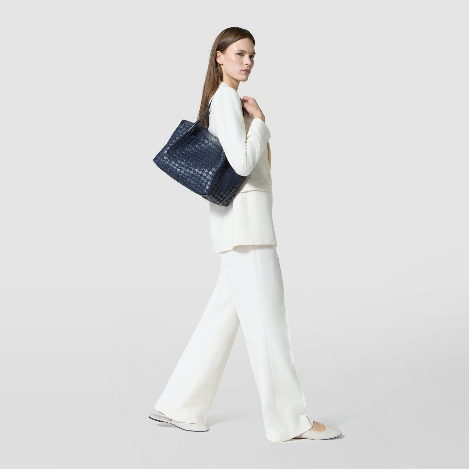 Small Secret Tote in Mosaico Midnight Blue Small Secret Tote in Mosaico Midnight Blue