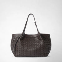 SMALL SECRET TOTE BAG IN RIBBON MOSAICO