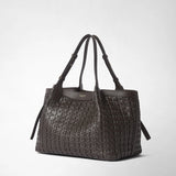 SMALL SECRET TOTE BAG IN RIBBON MOSAICO