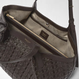 SMALL SECRET TOTE BAG IN RIBBON MOSAICO