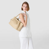 SMALL SECRET TOTE BAG IN RIBBON MOSAICO