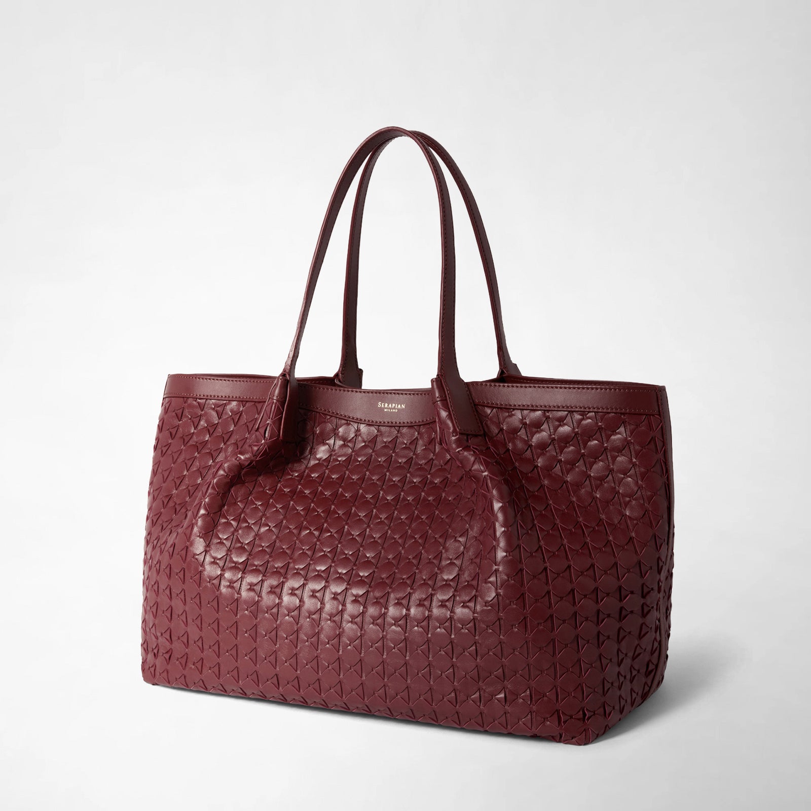 MOSAICOナッパレザー製SECRETトートバッグ