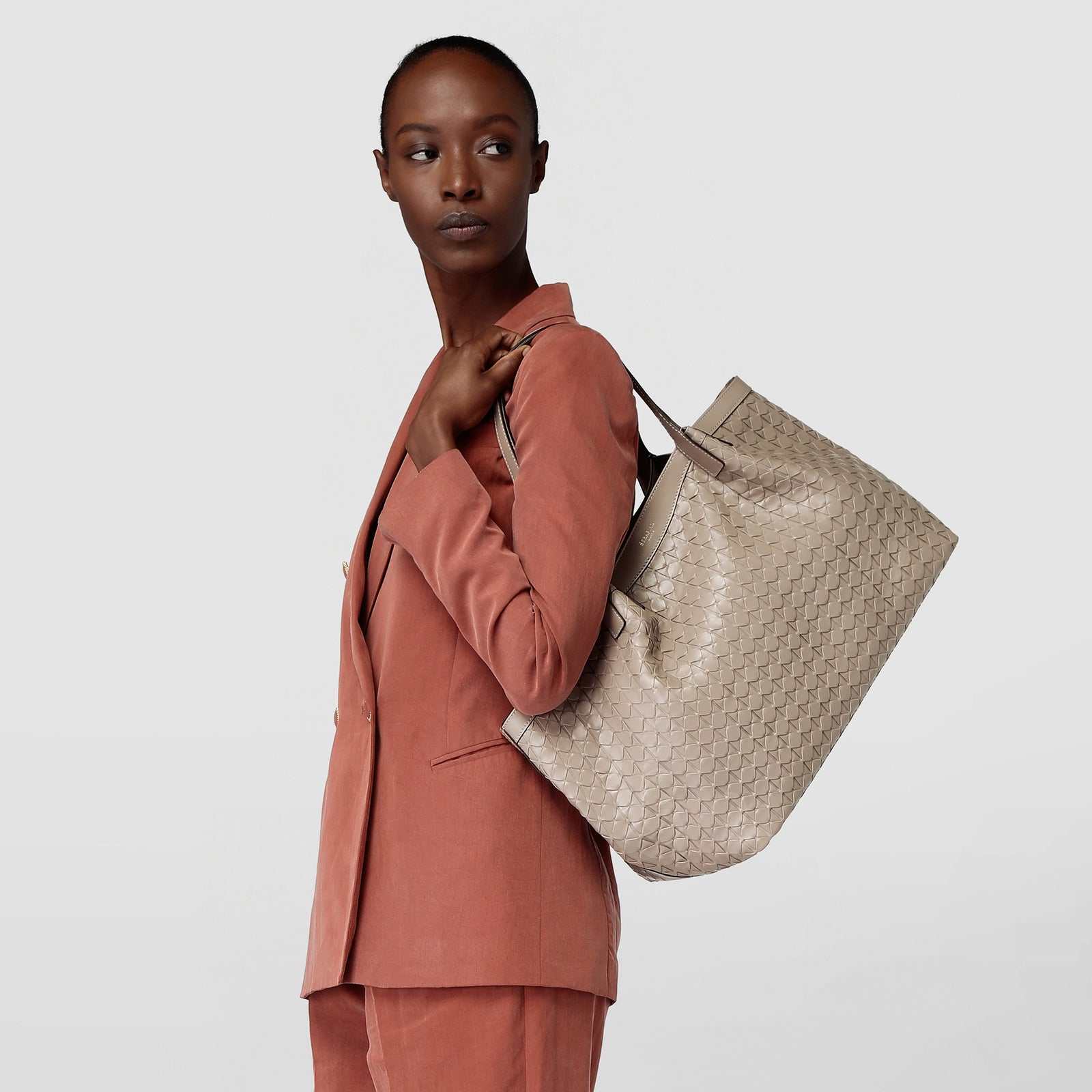 Secret tote bag in mosaico sahara – Serapian Boutique Online