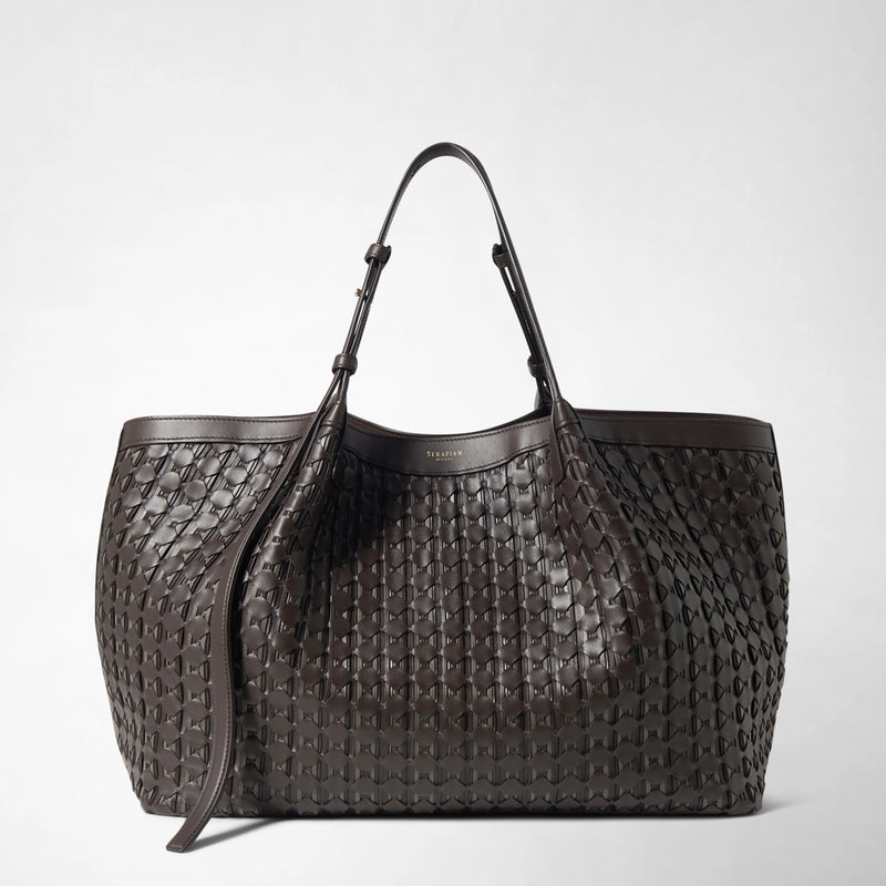 SECRET TOTE BAG IN RIBBON MOSAICO