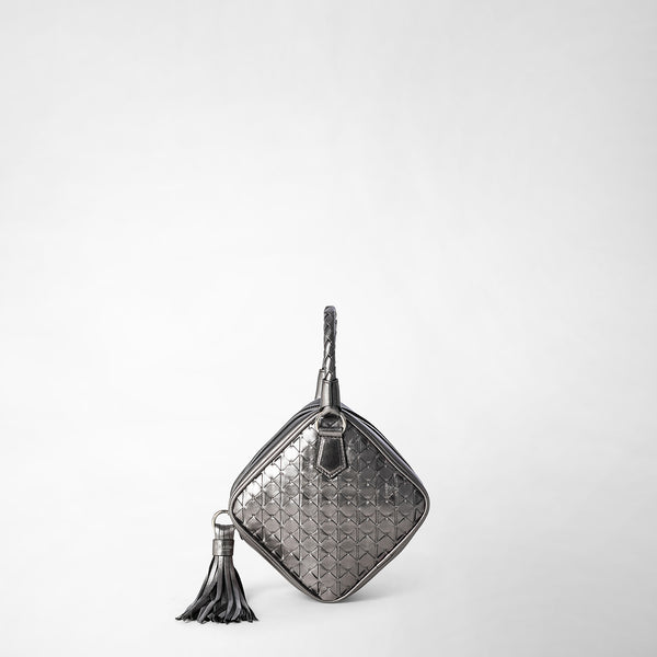 Petra handbag in mosaico - ruthenium