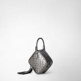 Petra handbag in mosaico - ruthenium