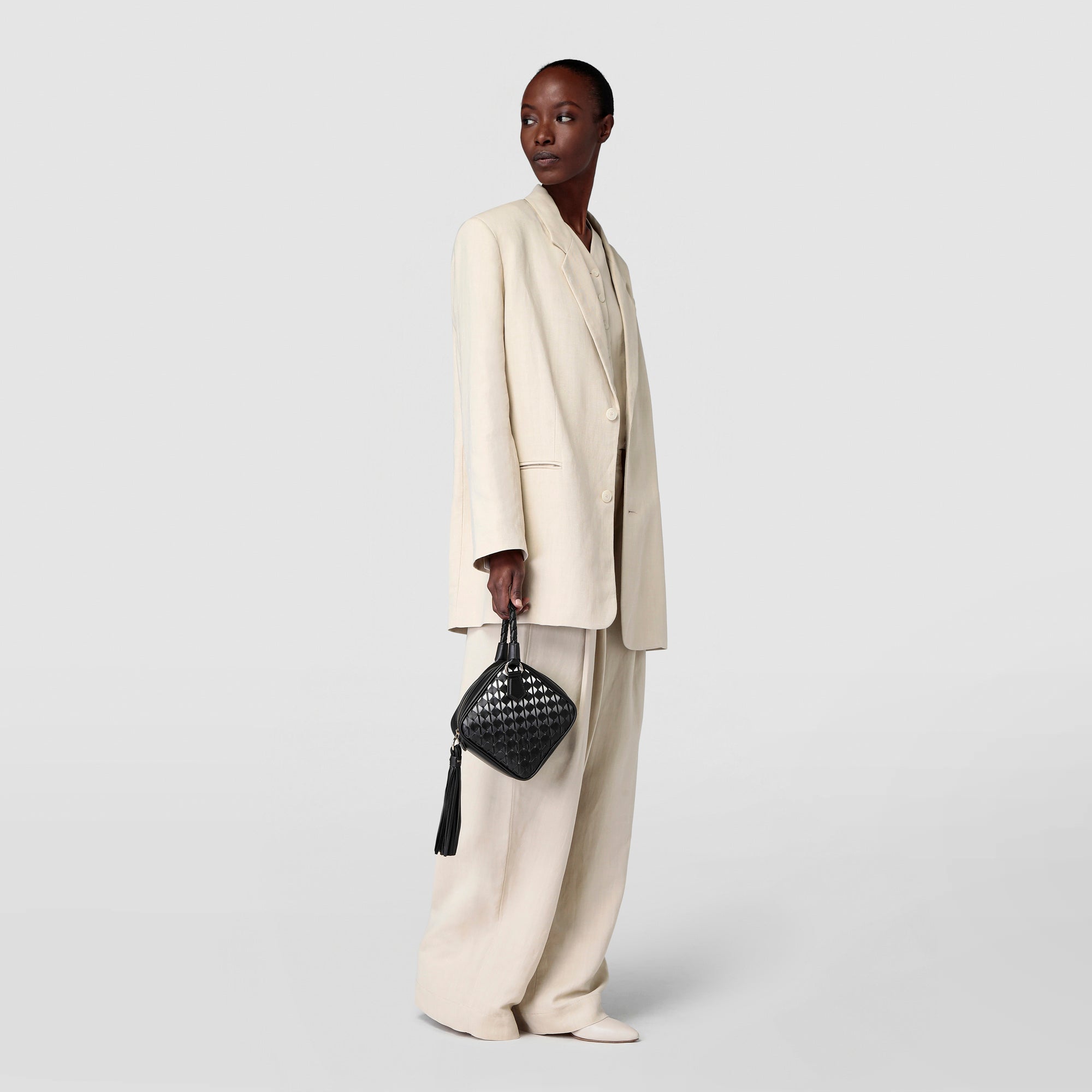 Petra handbag in mosaico chiaroscuro – Serapian Boutique Online