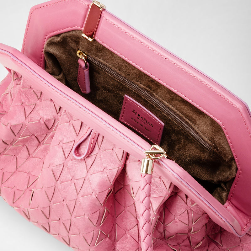 Secret clutch bag in mosaico - petal