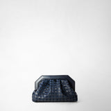 Secret clutch bag in mosaico - midnight blue