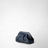 Secret clutch bag in mosaico - midnight blue