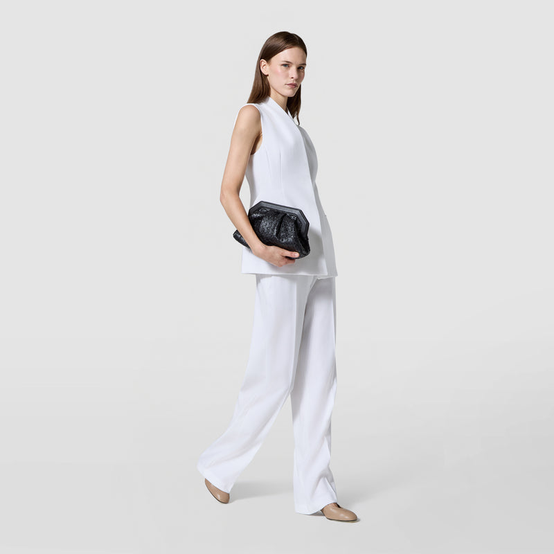 Secret clutch bag in mosaico - black