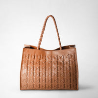 1928 TOTE BAG IN MOSAICO Tan