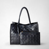 1928 tote bag in mosaico - midnight blue