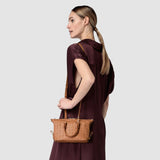Mini anì bag in mosaico - tan