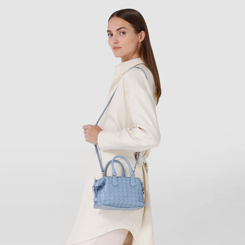 Mini anì bag in mosaico - cornflower