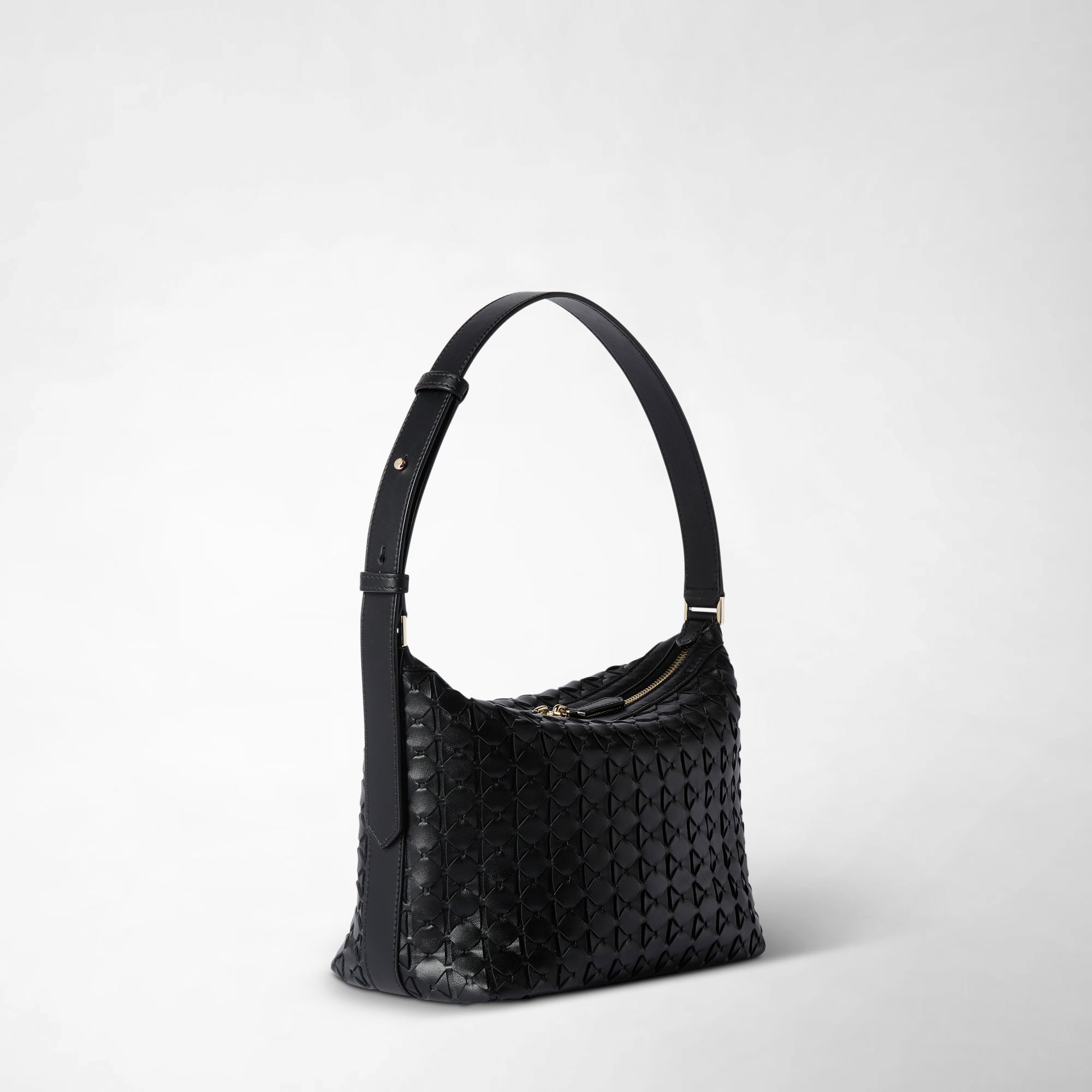 Black leather shoulder bag - Anì Bag