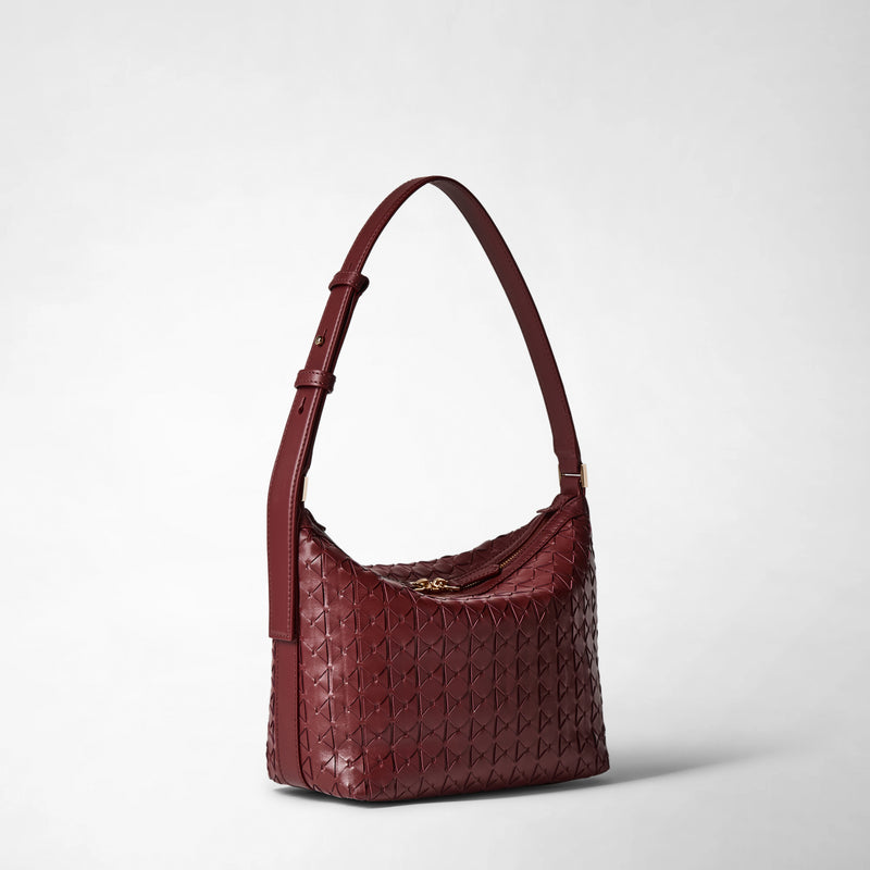 Small ani shoulder bag in mosaico - rosewood