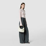 Petit sac porte epaule ani en mosaico - off-white