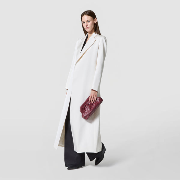 Secret clutch bag in mosaico - rosewood