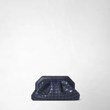 Secret clutch bag in mosaico - midnight blue