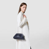 Secret clutch bag in mosaico - midnight blue