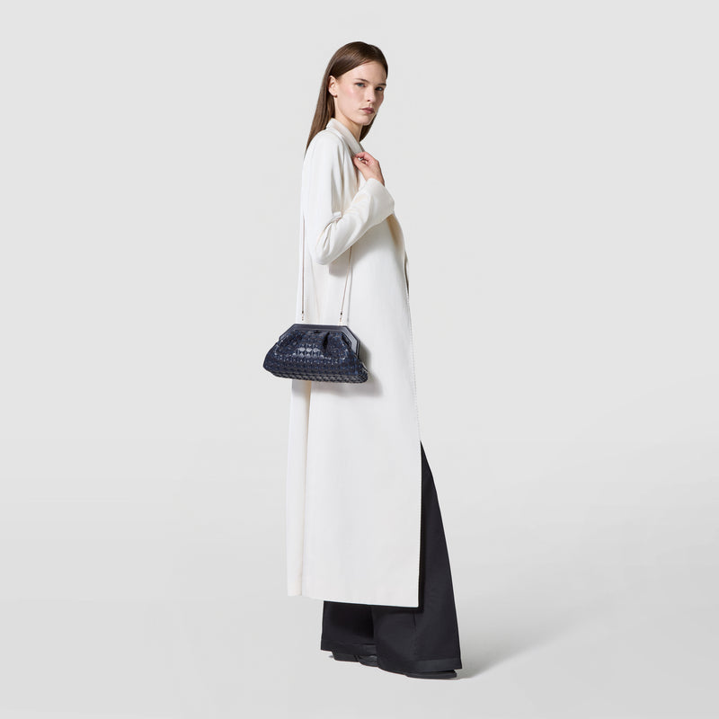 Secret clutch bag in mosaico - midnight blue