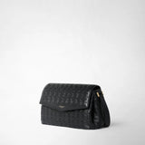 Crossbody bag in mosaico - black